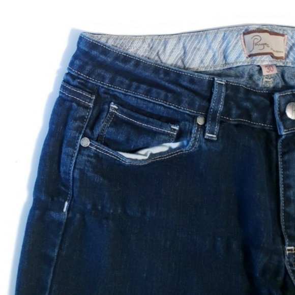 Paige MONTE BOOT CUT Stretch Dark Jeans 30 32 - Picture 2 of 8